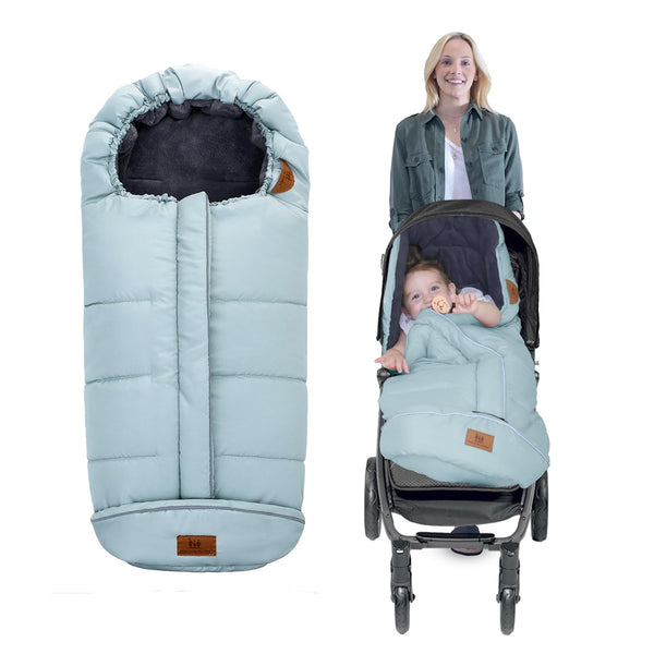 Daolar winter voetenzak voor kinderwagen met rits, warme polar fleece baby voetenzak winter outdoor